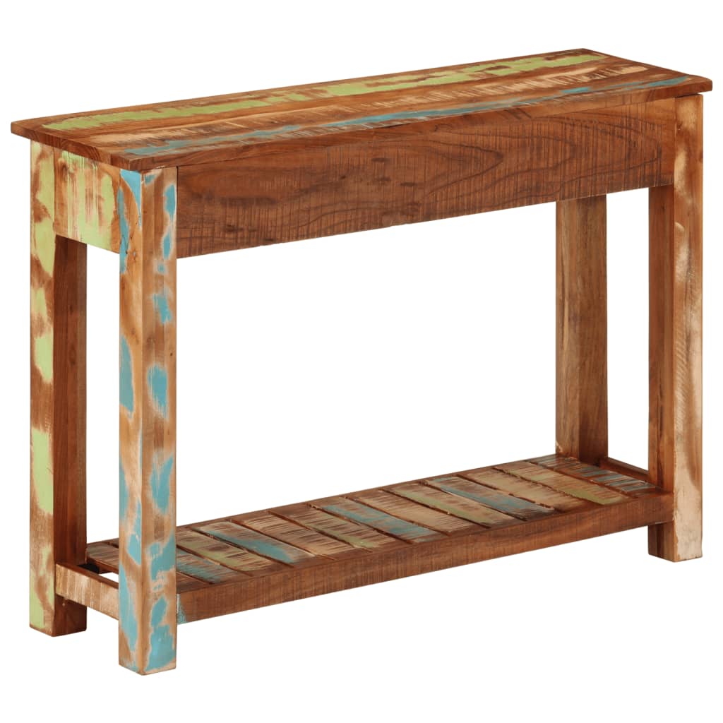 Console Table 110x30x76 cm Solid Wood Reclaimed